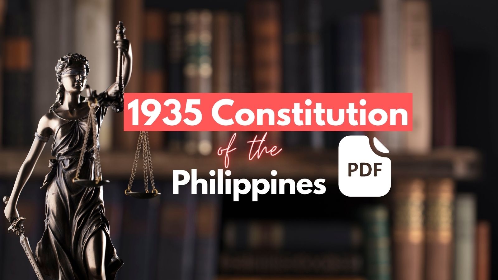 1935 Constitution of the Philippines (Full Text and PDF)