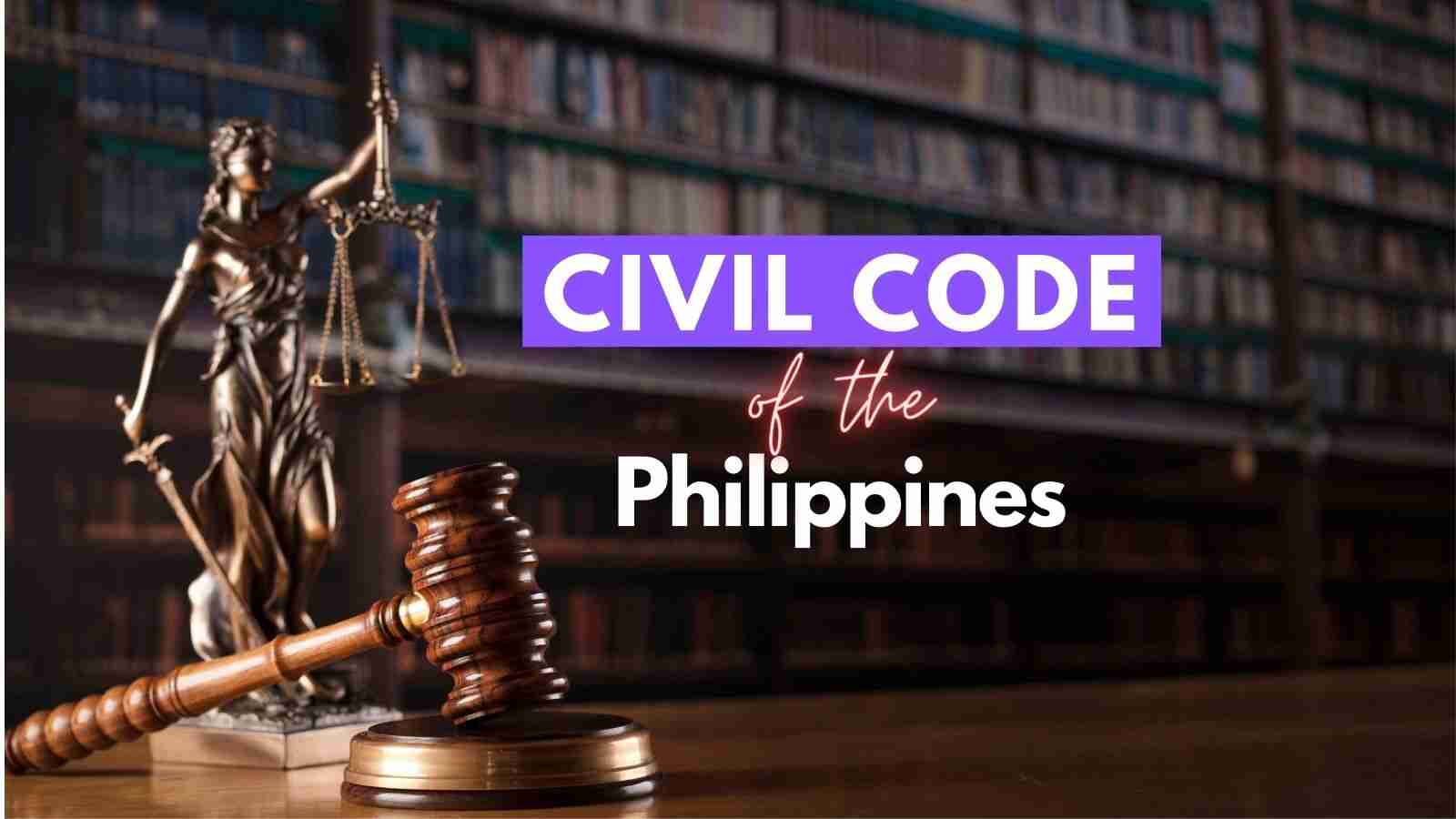 Civil Code of the Philippines (R.A. 386) Full Text & PDF